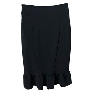Diane von Furstenberg Linette High Waist Ruffled Skirt Size 6 Classic Feminine